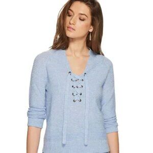 Lucky Brand Women's Wool Blend Sweater Beige/Cream Black Size M